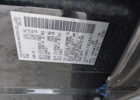 2025 Nissan Rogue Sv Intelligent Awd из США, поврежденный, VIN 5N1BT3BB8SC782867